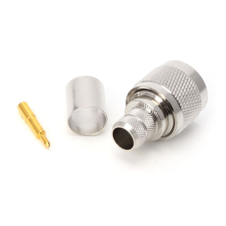 1 Set N Type Plug RF Connector Coaxial Adapter Converter for LMR400 RG8 Cable 1 Set N Type Plug RF Connector Coaxial Adapter Converter for LMR400 RG8 Cable